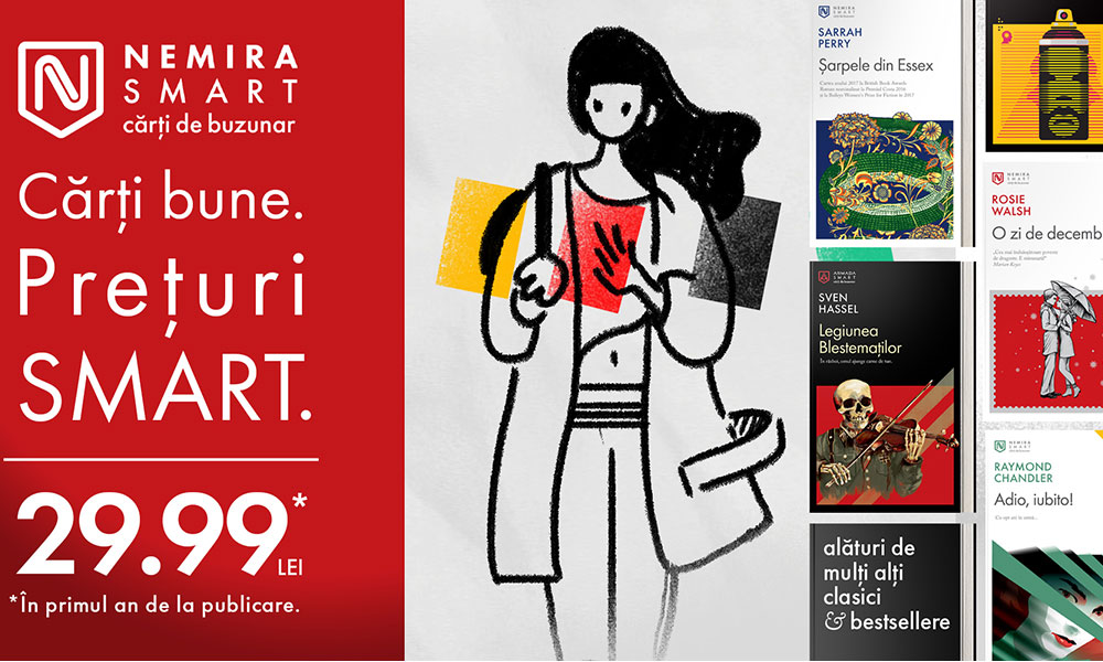 Editura Nemira lansează colecția Nemira SMART: clasici și bestsellere într-un nou format prietenos cu buzunarul