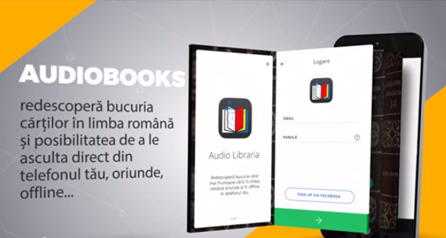 „Audio Librăria”: aplicație pentru cărți audio în limba română