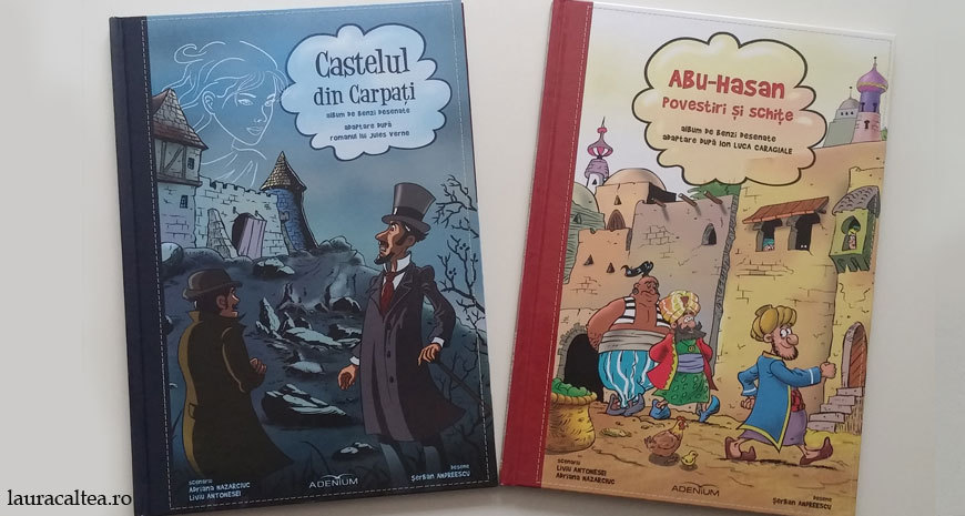 Benzi desenate: „Castelul din Carpați” și „Abu-Hasan”