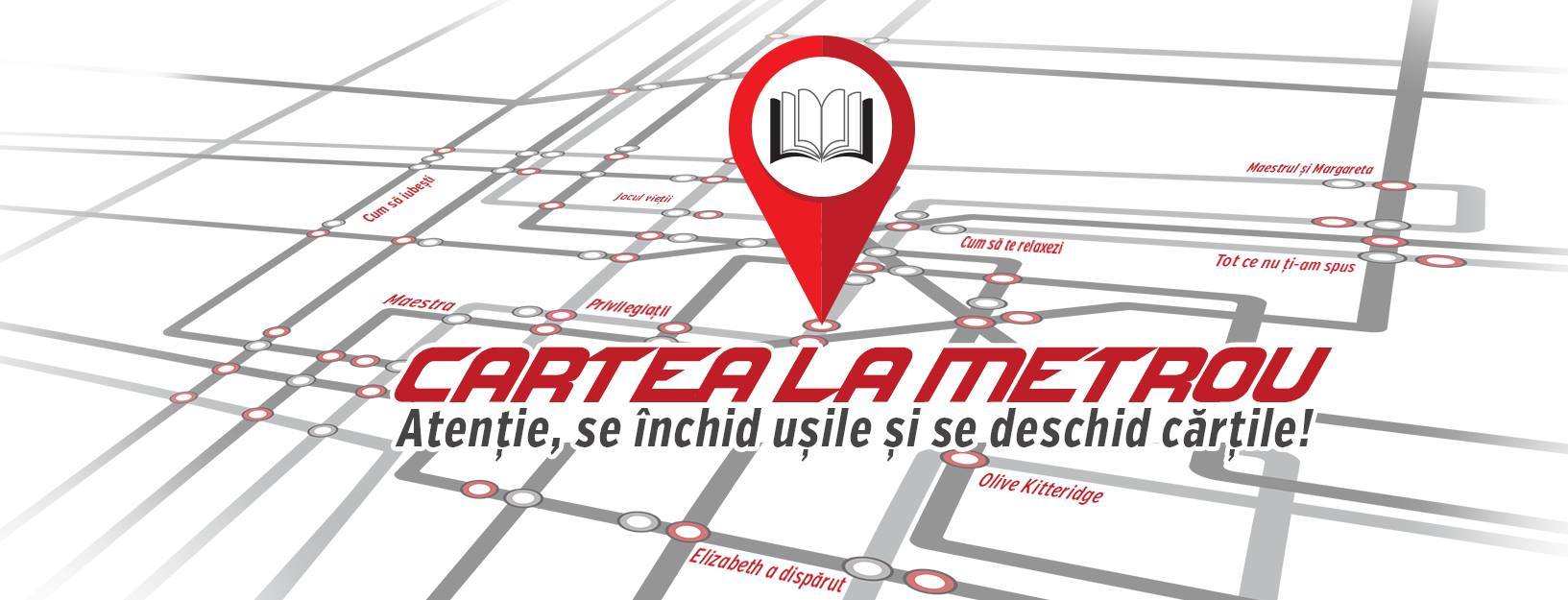 Cartea la metrou, o campanie de lectură realizată de Editura Litera