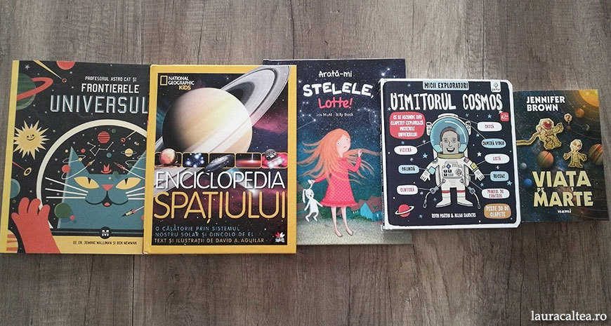 5 cărți de astronomie pentru copii 