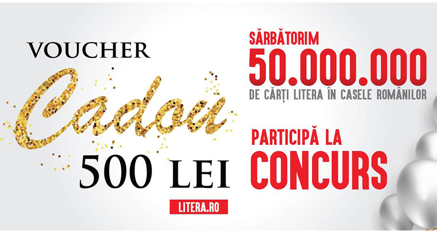 Concurs: câștigă un voucher cadou de 500 de lei de la Editura Litera [încheiat]