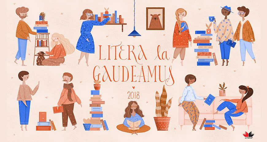 Editura Litera la Gaudeamus 2018: noutăți