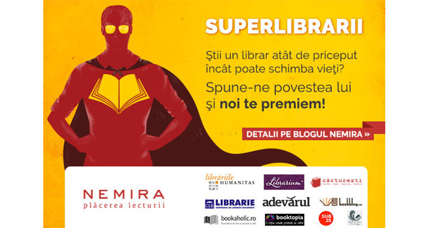 Editura Nemira lansează campania „Superlibrarii”