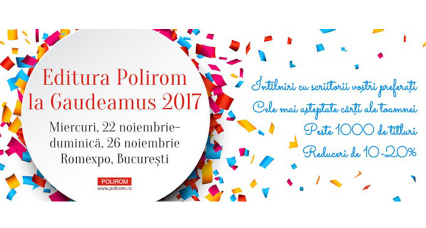 Editura Polirom la Gaudeamus 2017