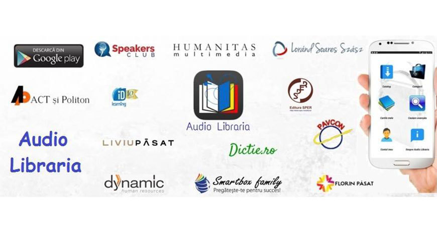 S-a lansat aplicația Audio Librăria, prima librărie de cărți audio din România