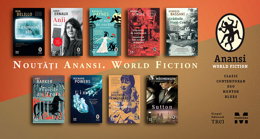 Noi traduceri din Annie Ernaux, Bruno Schulz, Richard Powers, Natalie Haynes sau Linda Boström Knausgård, la începutul acestei primăveri, în colecția ANANSI
