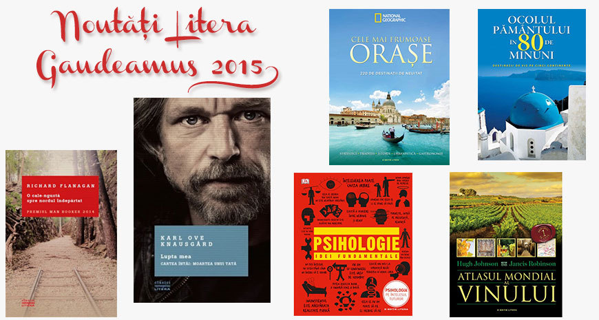 Noutățile Editurii Litera la Gaudeamus 2015
