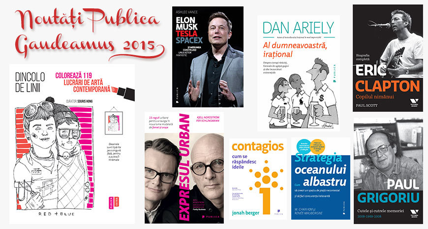 Noutățile Editurii Publica la Gaudeamus 2015