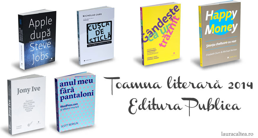 Toamna literară 2014 – Noutăți la Editura Publica