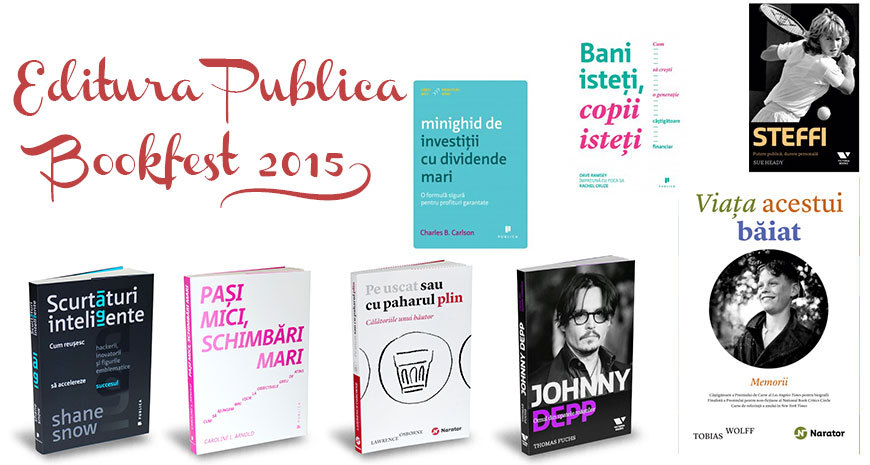 Noutăți ale Editurii Publica la Bookfest 2015