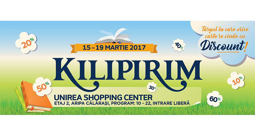 Reduceri la cărți de până la 80%, la KILIPIRIM 2017