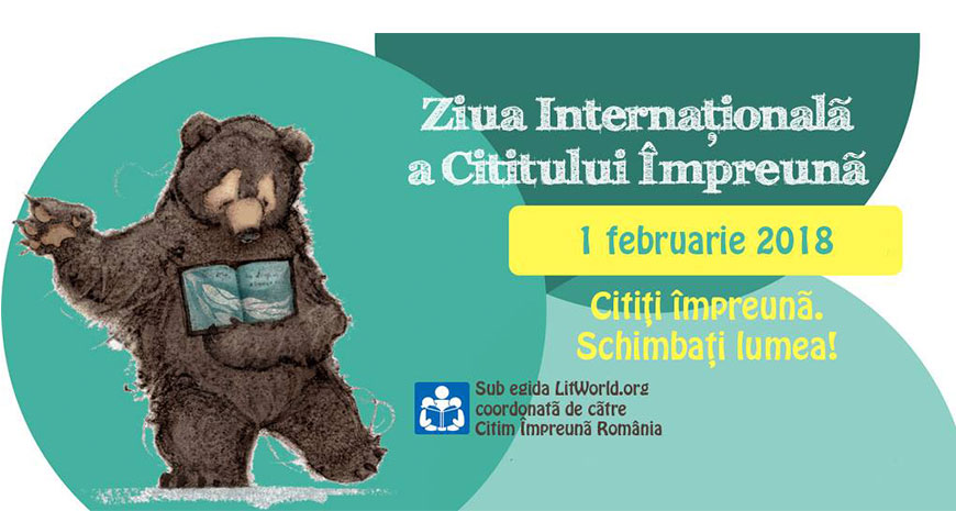 Sute de evenimente de marcare a Zilei Internaționale a Cititului Împreună de 1 februarie 2018
