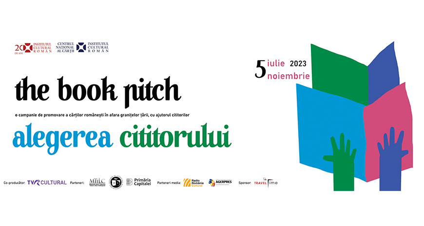 „The Book Pitch. Alegerea cititorului”: Campanie inedită de promovare a cărților românești lansată de ICR