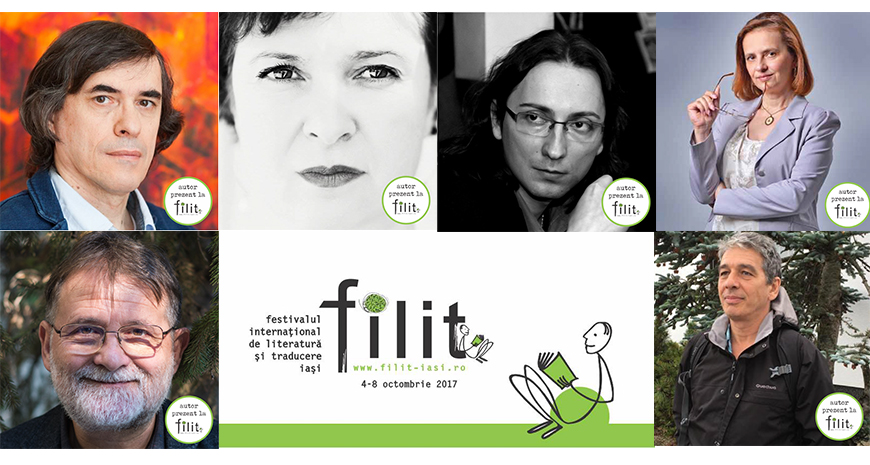 Zeci de scriitori români la FILIT 2017