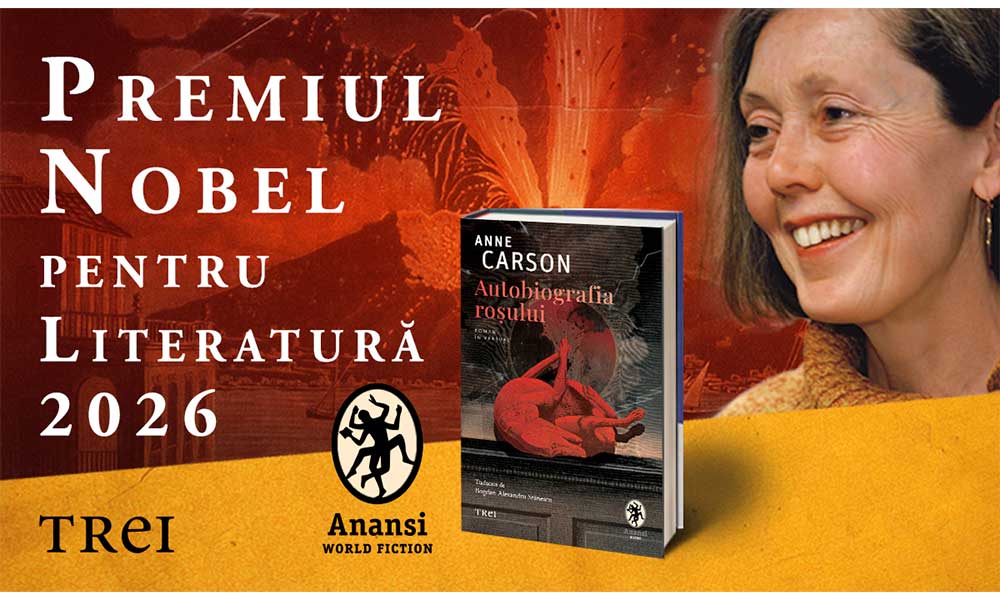 Anne Carson, laureată a Premiului Nobel pentru Literatură pe anul 2026, în portofoliul Anansi. World Fiction